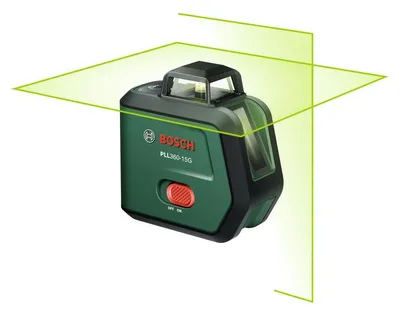 Produktbild von Kreuzlinien-Laser PLL360-15G, 1 x Akku BA 3.6V 2.0Ah