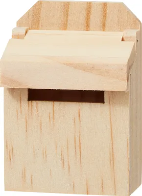 Produktbild von Miniatur Briefkasten, 5 x 3,5 x 2 cm, Natur