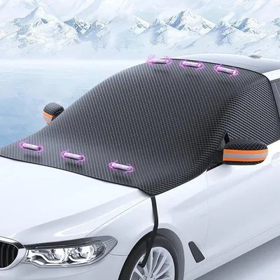Produktbild von Famanu Frontscheibenabdeckung mit Magneten - UV-Schutz und Frostschutz