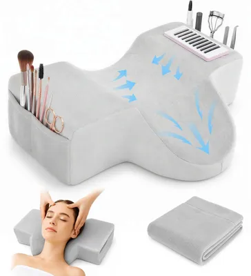Imagen del producto de Almohada ergonómica en forma de U para el cuello, fabricada en espuma viscoelástica