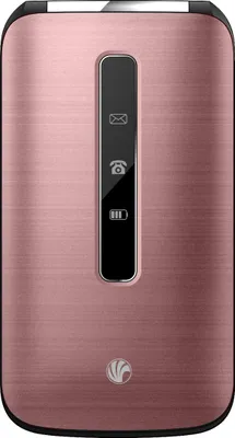 A rose gold NGM-Mobile Maxi Handy flip phone is shown front-on against a white background.