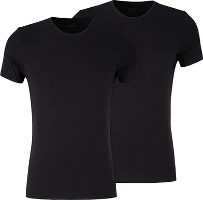 Produktbild von JOOP! O-Ausschnitt Rundhals 2er Pack Crewneck T-Shirts Everyday Schwarz/Black XXL