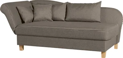 Produktbild von Max Winzer Recamiere mit Armteil links klappbar Selma - Flachgewebe sahara - Maße: 190 / 210 x 88 x 82 cm