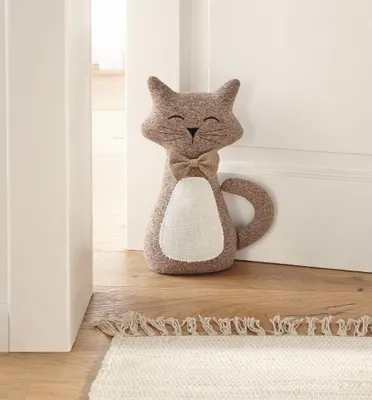 Immagine prodotto di FRANK FLECHTWAREN, fermaporta "Charly", fermaporta per gatti, regalo per gli amanti dei gatti