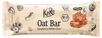 Produktbild von KoRo Flapjack Raspberry White Choc 60g