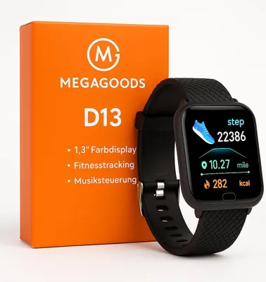 Immagine prodotto di Smartwatch D13 116Plus per donne uomini bambini con controllo musicale IT.
