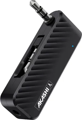 Produktbild von Akashi, Bluetooth / 3,5-mm-Klinken-Audio-Sender, Akashi - Schwarz, Schwarz