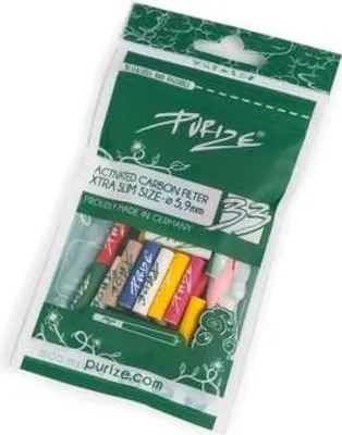 Obrázok produktu pre Filtry Purize Extra Slim 5,9 mm, 33 ks, rôzne farby