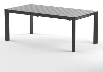 Produktbild von home24 Ausziehbarer Gartentisch - Aluminium - Anthrazit
