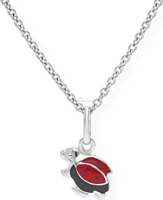 Produktbild von Kinder Kettenanhänger Silber 925 Marienkäfer JL10-02-0620 JuwelmaLux