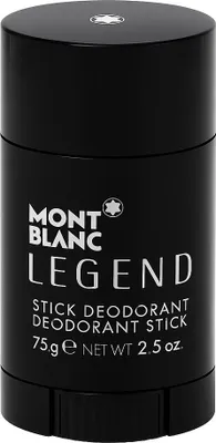 Produktbild von Montblanc Legend Deodorant Stick 75 g – aromatischer 48 h Deo-Schutz ohne Aluminiumsalze, maskuliner Duft, hautfreundlich, Europe