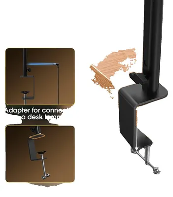 Produktbild von Schreibtischlampe, einstellbare Helligkeit, Touch-Steuerung, Klemmenversion