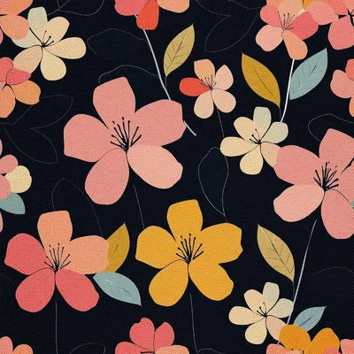 Produktbild von OUTDOOR DEKOSTOFFE OXFORD - Motiv Blumen I DX5587