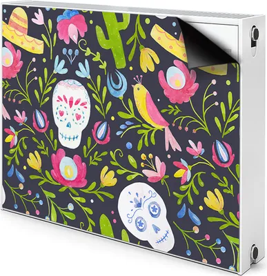 Produktbild von Magnet Heizkörperabdeckung Heizkörperverkleidung Verkleidung Abdeckung 90x60 cm  - Mexikanische, themen