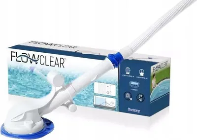 Zdjęcie produktu dla Bestway 58628, Ręczny próżniowy, Basen, Niebieski, Biały, Nad basenem naziemnym, Worek filtracyjny, 7,5 m