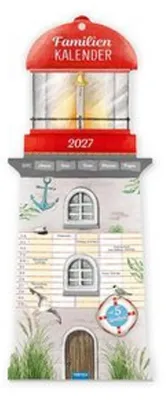 Produktbild von TRÖTSCH - Formkalender Familienkalender Leuchtturm 2027