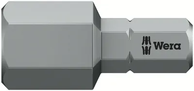 Immagine prodotto di Wera 05056340001, 1 pezzo, esagonale (metrico), 10 mm, CE, GS, DVE, 25 mm, 25,4 / 4 mm (1 / 4")