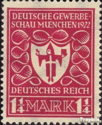Produktbild von Briefmarken Deutsches Reich 1922 Mi 199 gestempelt Deutsche Gewerbeschau
