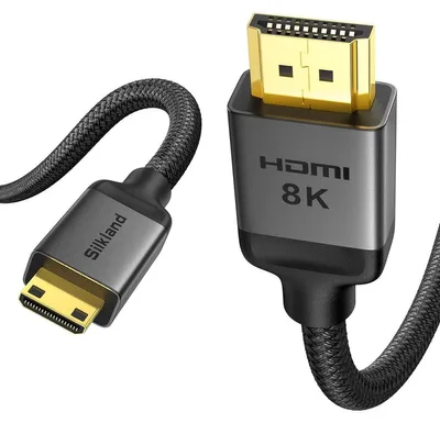 Productafbeelding van Mini Hdmi naar Hdmi kabel mini hdmi kabel - 1 meter - 8K - 4K 144Hz - 48Gbps