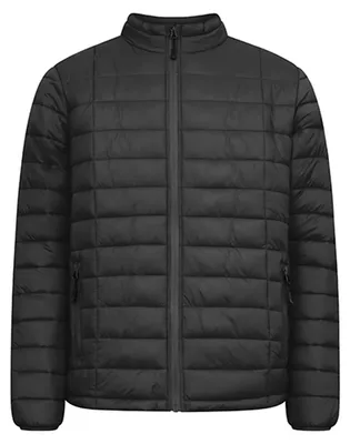 Produktbild von Herren Wattierte Jacke mit Stehkragen, Kinnschutz und wasserdichten Reißverschlüssen