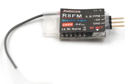 Image de RadioLink R8FM 2.4G 8-Channel Mini Récepteur Compatible avec T8FB,RC4GS