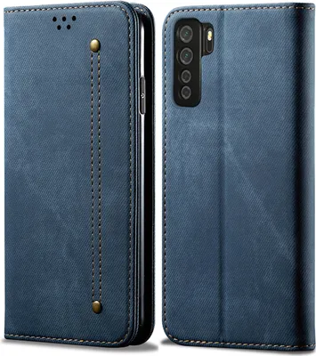 Immagine prodotto di Custodia Huawei Nova 7 SE, custodia in pelle con chiusura magnetica e funzione stand per Huawei Nova 7 SE Huawei Nova 7 SE blu