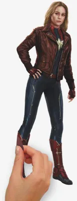 Produktbild von Samolepka na zeď Captain Marvel 92x44 cm