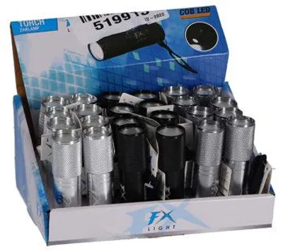 Immagine prodotto di Torcia LED, alluminio, 8 cm, argento