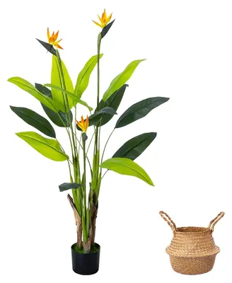 Image de Plante artificielle Strelitzia, 150 cm, aspect très réaliste