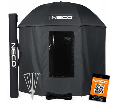 Produktbild von Angelschirm 250cm Mit Seitenwand Angelzelt Schirm Wasserdicht UV Schutz Knickbar
