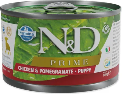 Zdjęcie produktu dla Konserwa N&D Puppy Prime Kurczak i Granat 140g