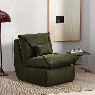 Image de Fauteuil relax - Fauteuil de détente - Fauteuil lounge - Pouf - Fauteuil - Confort ergonomique