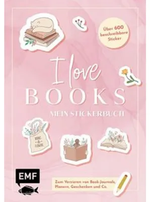 Produktbild von I love books - Mein Stickerbuch: Für alle #booklover