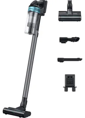 Produktbild von Samsung VS20B75B1R1, 2-in-1-Stabstaubsauger, Beutellos, Schwarz, Mintfarbe, Rechteckig, Trocken, Multizyklonisch