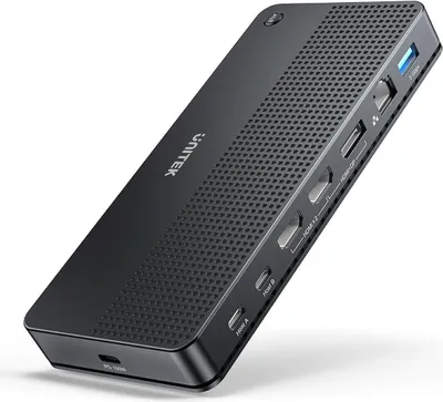 Obrázok produktu pre KVM prepínač Unitek 2 počítače 2 monitory 4K D1103A01