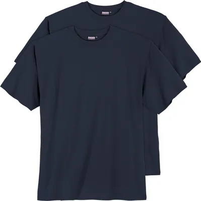Produktbild von XXL 2er Pack T-Shirt dunkelblau Adamo Fashion