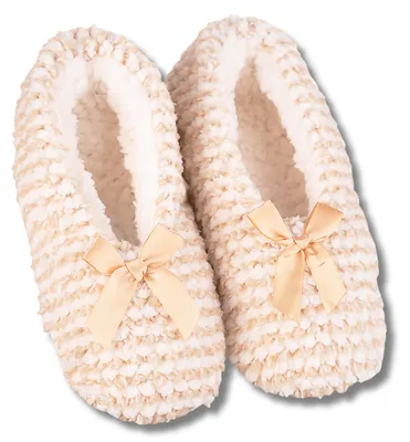 Imagen del producto de Zapatillas de mujer amarillas – bailarinas, tallas 35–38 – zapatillas cálidas – zapatillas cómodas – suela antideslizante