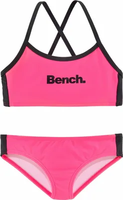 Produktbild von Bench Bustier-Bikini pink-schwarz Größe 122/128