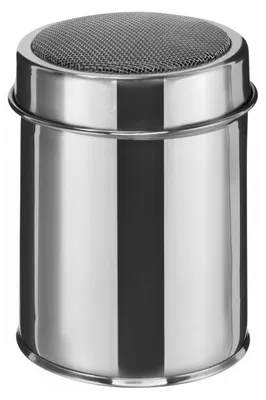 Produktbild von Puderzuckerstreuer Kakaostreuer Gewürzstreuer Siebdeckel + Bajonettverschluss Durchmesser 70mm, Höhe 105mm