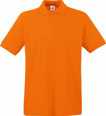 Produktbild von Fruit Of The Loom Premium Herren Polo-Shirt, Kurzarm BC1381 (XL) (Orange)
