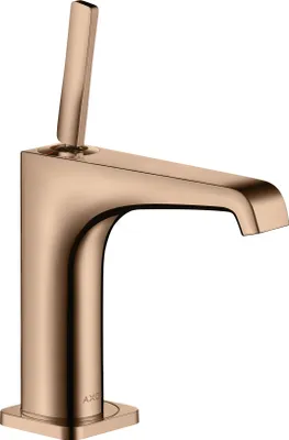 Produktbild von Einhebel-Waschtischmischer 125 AXOR CITTERIO E DN 15 ohne Zugstange polished red gold ohne Zugstange polished red gold