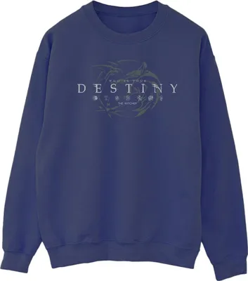 Produktbild von Netflix - "The Witcher's Destiny" Sweatshirt für Herren BI49905 (M) (Marineblau)