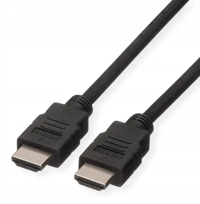 Produktbild von ROLINE 11.04.5731 Kabel HDMI High Speed mit Ethernet Schwarz 1m
