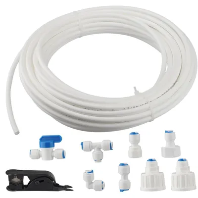 Image de Tuyau de refroidissement flexible pour refroidisseurs - 15 mètres, raccords d'eau