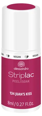 Zdjęcie produktu dla alessandro Striplac Peel or Soak Juan's Kiss, 8 ml, Różowy, Juan's Kiss, 1 szt.