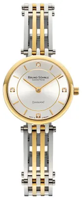 Produktbild von Bruno Söhnle Damen Armbanduhr 17-23103-242 Latina 2 Bicolor Brillant