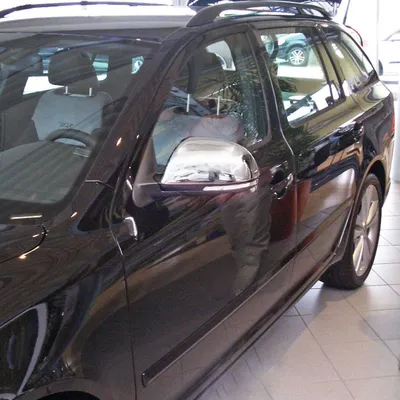 Zdjęcie produktu dla Nakładki lusterek ze stali nierdzewnej do SKODA OCTAVIA II, 2009-2013 | SUPERB II, 2008-2015