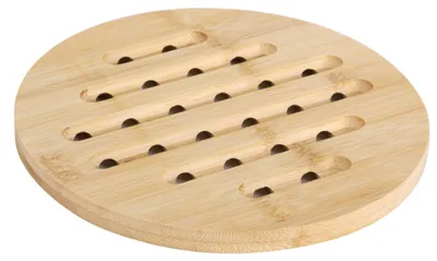 Image de DOCHTMANN Dessous de pot rond 19cm, bambou