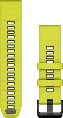 Garmin 010-13392-08 Quickfit Silikonband 22 mm Gelb/Graphit 1