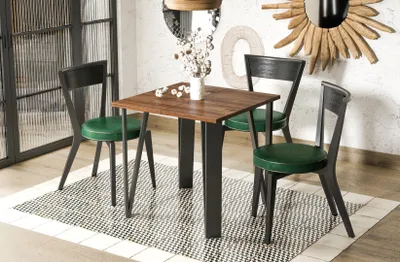 Produktbild von Endo-Möbel Esstisch ausziehbar Adeo 80cm - 170cm Gestell Metall Kulissentisch (Stirling Eiche)